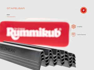 Feldherr Ablagebrett aus Kunststoff für Rummikub - 4 Slots