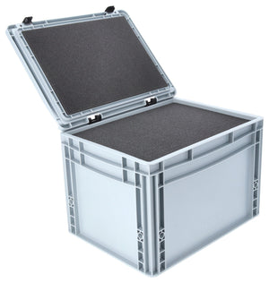 ED 43/27 HG Eurocontainer Case / Eurobox 400 x 300 x 285 mm inclusa schiuma Pick and Pluck