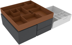 Feldherr foam set + Premium Organizer Insert for Descent: Legends of the Dark - The Betrayer’s War - board game box