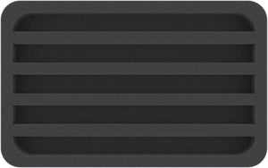 HS030A009 Feldherr Schaumstoffeinlage für Pinsel und Bastelzubehör - 5 Fächer