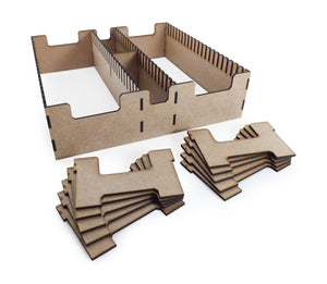 CAMI Universeller Sorter für Sammelkartenspielen in kleinen Spielkartons 245 mm x 245 mm