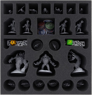 Zestaw półek z pianki Feldherr do pudełka do gier planszowych Fireteam Zero