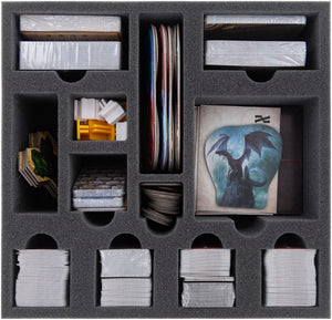 Feldherr Schaumstoff-Set für Gloomhaven mit MINI MINUS Tasche