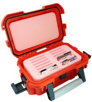 Schutzkoffer / Transportkoffer wasserdicht für 2,5 SSD / HDD Festplatten - 14 Fächer