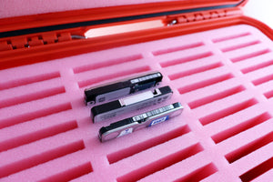 Schutzkoffer / Transportkoffer wasserdicht für 2,5'' SSD / HDD Festplatten - 48 Fächer