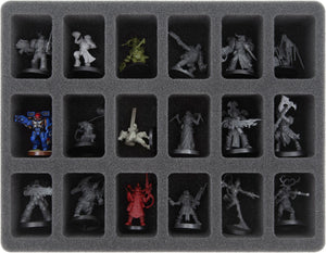 Feldherr set di schiuma per Citadel Skirmish Figure Case - 36 Miniatures