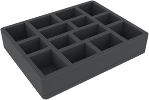 Feldherr Warband Shelter Storage Box para miniaturas de sobremesa de tamaño mixto