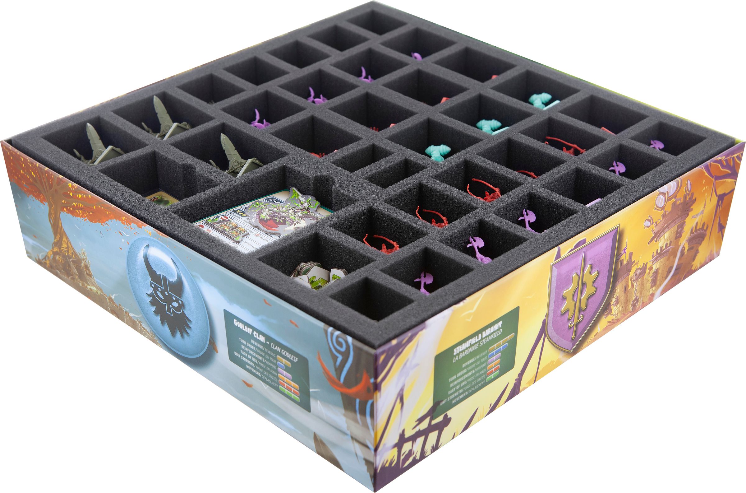Foam Rage Controller Box Feldherr foam set for Clash of Rage: Core Box - board game box
