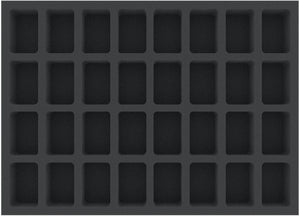 DD040A001 Wkładka piankowa 360 mm x 260 mm x 40 mm do pudełek Eurobox 40 x 30 cm - 32 miniatury