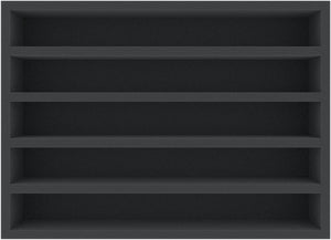 DD065A001 Feldherr foam insert for model railway - H0 scale - 5 compartments - for upright storage