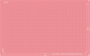 DS070RESD Raster-Schaumstoff Double-Size 70 mm - elektrostatisch ableitfähig