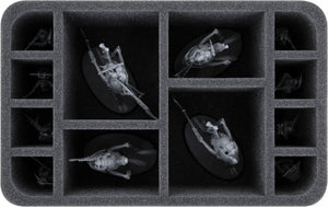 Feldherr Lagerbox DSLB310 für Necromunda: Ash Wastes - Geländeteile + 55 Miniaturen