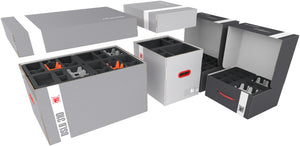 Zestaw Feldherr Storage Box z 1x DSLB310 + 1x FSLB310 + 2x FSLB150 do Massive Darkness 2: Hellscape - Gameplay All-In Pledge na Kickstarterze