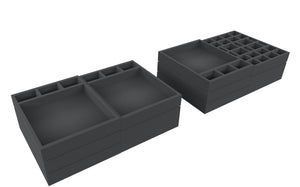 Zestaw Feldherr Storage Box z 1x DSLB310 + 1x FSLB310 + 2x FSLB150 do Massive Darkness 2: Hellscape - Gameplay All-In Pledge na Kickstarterze