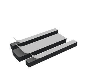 Hartschaumeinsatz kompatibel mit Apple iPad, Samsung und Microsoft Surface Go für Auer Koffer CP 6433