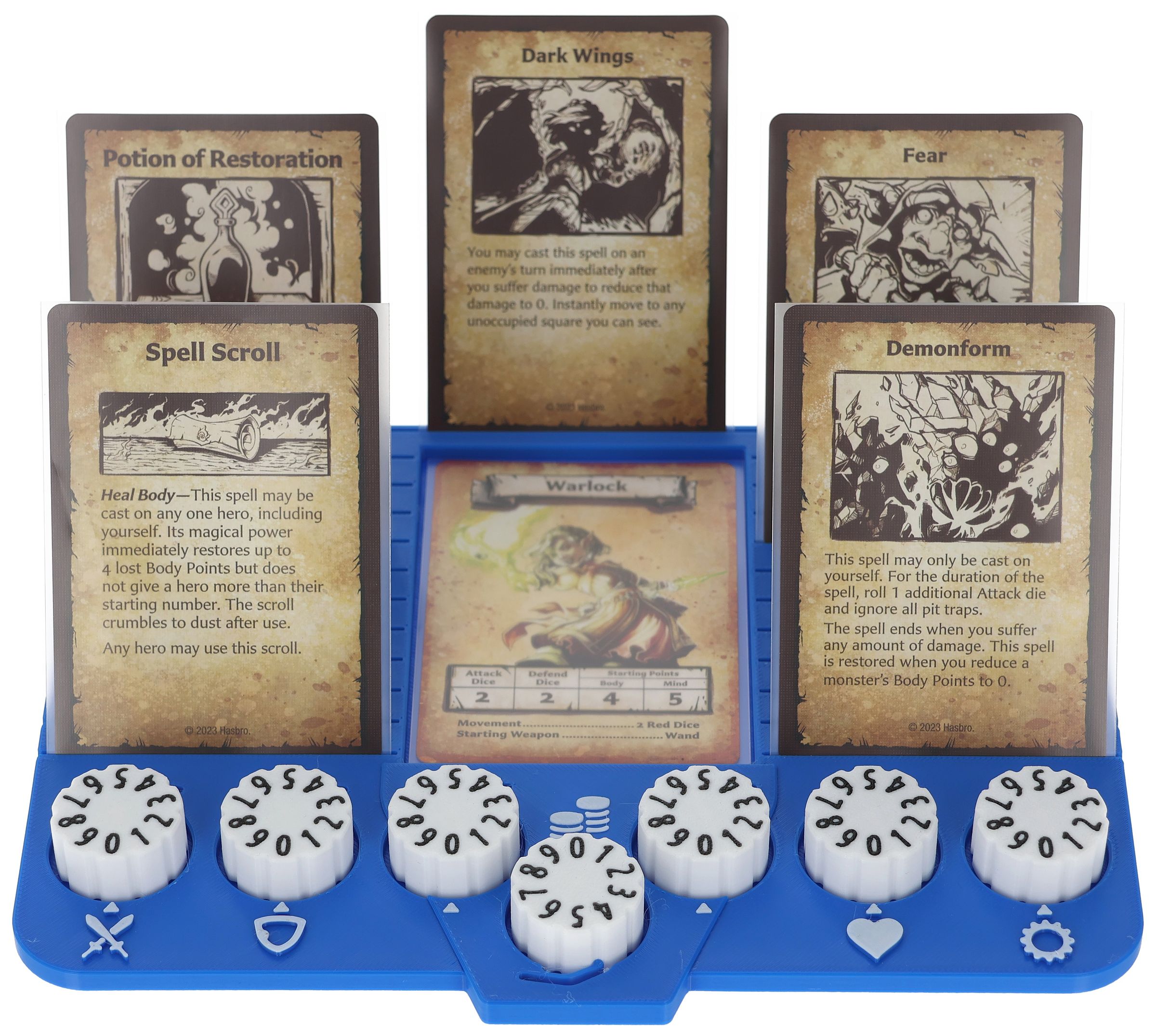 Feldherr Game Master Set Compatible con HeroQuest (2021) - Juego de Mejora de Soportes y portapáginas para una Pantalla Estable de Hechicero Maligno y Libro de Quest Feldherr Game Master Set Compatible con HeroQuest (2021) - Juego de Mejora de Soportes y portapáginas para una Pantalla Estable de Hechicero Maligno y Libro de Quest
