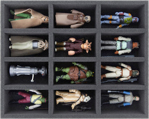 Set de espuma Feldherr con Euro Container para Star Wars Vintage - 144 miniaturas