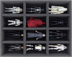 Set de espuma Feldherr con Euro Container para Star Wars Vintage - 144 miniaturas