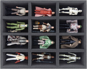 Set de espuma Feldherr con Euro Container para Star Wars Vintage - 144 miniaturas