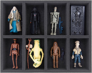 Set de espuma Feldherr con Euro Container para Star Wars Vintage - 144 miniaturas