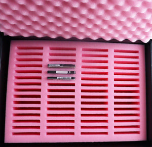 Feldherr ESD Schaumstoff-Set + Euro Box für 2,5'' SSD / HDD Festplatten / Leiterplatten / Werkstatt - 60 Fächer