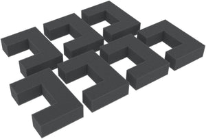 Boîte Euro / Caisse Conteneur pour locomotives, wagons et véhicules ferroviaires miniatures - 3 emplacements pour l'écartement S - horizontal