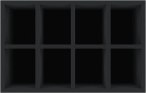 ED 64/12 HG Eurocontenedor / Eurocaja con tapa abatible 600 x 400 x 135 mm incluida la espuma de PE