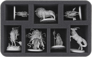 Feldherr Schaumstoff Set mit Eurobox DSEB165 für Kingdom Death: Monsters Gambler’s Chest - Miniaturen