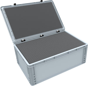 ED 64/22 HG Eurocontainer Case / Euro Box 600 x 400 x 235 mm including pick and pluck foam