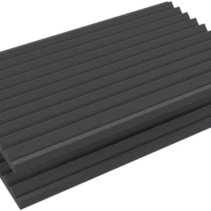 EUMEWC040 560 mm x 360 mm x 28 mm Feldherr plateau en mousse à motif zig-zag pour Euro Container 60 x 40