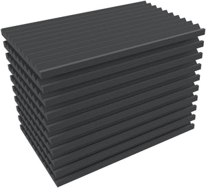 EUMEWC040 560 mm x 360 mm x 28 mm Feldherr Zick Zack Schaumstoffeinlage für Eurobehälter 60 x 40