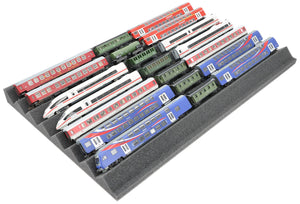 EUMEWEA01 Feldherr Zugliege - TT Gaugliege - 7 przedziałów dla modeli lokomotyw kolejowych, wagonów i pojazdów.