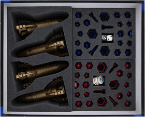 El set de espuma Feldherr para Catan: Starfarers - caja de juegos de mesa