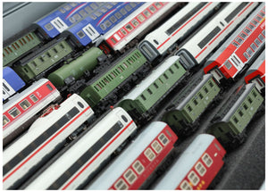 Euro Box con Zugliege - 7 compartimentos para TT Gauge - para maquetas de locomotoras, vagones y vehículos ferroviarios
