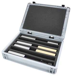 Feldherr Eurobox 40 x 30 cm Set for model railway - H0e scale - 6 compartments - foam insert for upright storage
