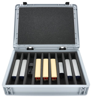Feldherr Eurobox 40 x 30 cm Set for model railway - H0e scale - 9 compartments - foam insert for upright storage