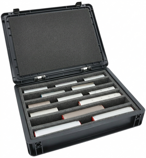 Feldherr Eurobox 40 x 30 cm Set per modellismo ferroviario - scala H0m - 6 scomparti - inserto in schiuma per stoccaggio verticale