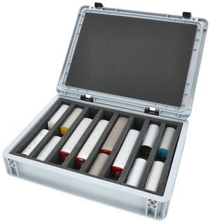 Feldherr Eurobox 40 x 30 cm Set for model railway - H0m scale - 8 compartments - foam insert for upright storage