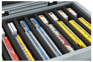 Feldherr Eurobox 40 x 30 cm Set per modellismo ferroviario - scala N - 9 scomparti - inserto in schiuma per stoccaggio orizzontale