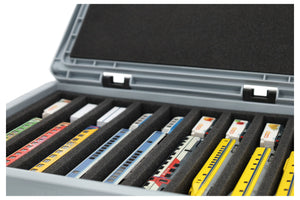 Feldherr Eurobox 40 x 30 cm Set per modellismo ferroviario - scala N - 9 scomparti - inserto in schiuma per stoccaggio orizzontale