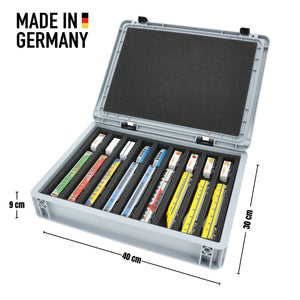 Feldherr Eurobox 40 x 30 cm Set per modellismo ferroviario - scala N - 9 scomparti - inserto in schiuma per stoccaggio orizzontale
