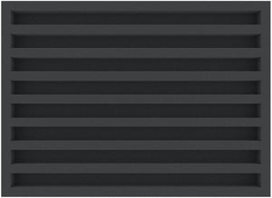 Feldherr Eurobox 40 x 30 cm Set para modelismo ferroviario - escala Z - 8 compartimentos - inserto de espuma para almacenamiento horizontal