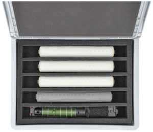 Feldherr Eurobox 40x30 Set para modelismo ferroviario - escala 00 - 5 compartimentos - inserto de espuma para almacenamiento vertical