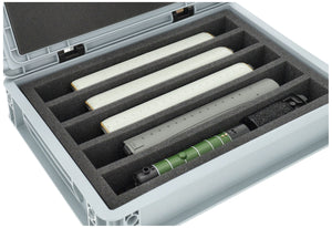 Feldherr Eurobox 40x30 Set para modelismo ferroviario - escala 00 - 5 compartimentos - inserto de espuma para almacenamiento vertical