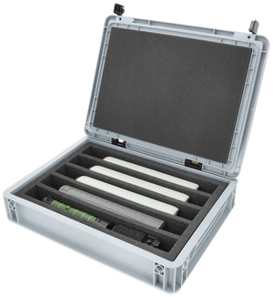 Feldherr Eurobox 40x30 Set para modelismo ferroviario - escala 00 - 5 compartimentos - inserto de espuma para almacenamiento vertical