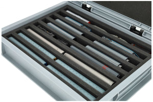 Feldherr Eurobox 40x30 Set for model railway - N scale - 8 compartments - foam insert for upright storage