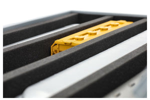 Feldherr Eurobox 60 x 40 cm Set for model railways - O scale - 4 compartments - Foam insert for upright storage