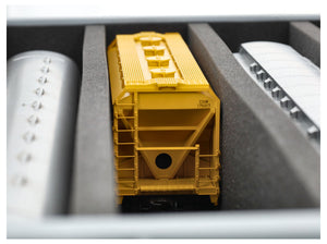 Feldherr Eurobox 60 x 40 cm Set for model railways - O scale - 4 compartments - Foam insert for upright storage