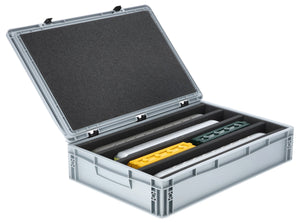 Feldherr Eurobox 60 x 40 cm Set for model railways - O scale - 4 compartments - Foam insert for upright storage