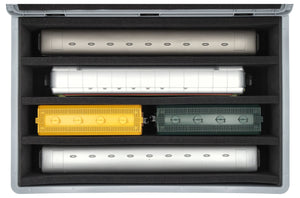 Feldherr Eurobox 60 x 40 cm Set for model railways - O scale - 4 compartments - Foam insert for upright storage